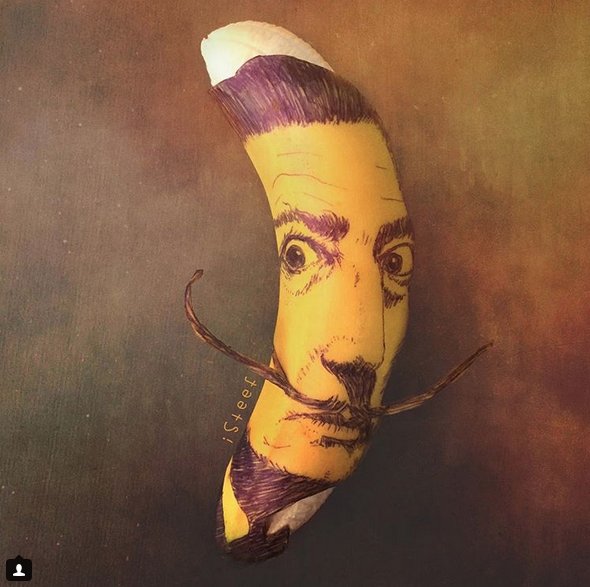 jetzt's tweet photo. .@iSteef macht aus Bananen Kunstwerke. Und was am Ende übrig bleibt, isst er einfach auf. Bitte folgen: https://t.co/x5vMUWUU7c https://t.co/O00Hr0Kb3y