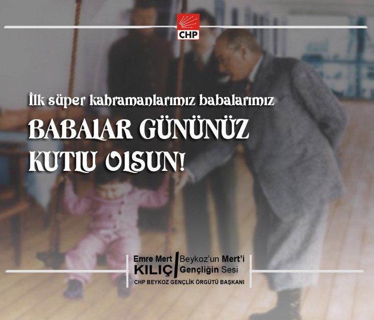 Babalarımız bizlerin ilk kahramanıdır. 

Tüm babalarımızın ve baba adaylarımızın babalar gününü kutlarım.