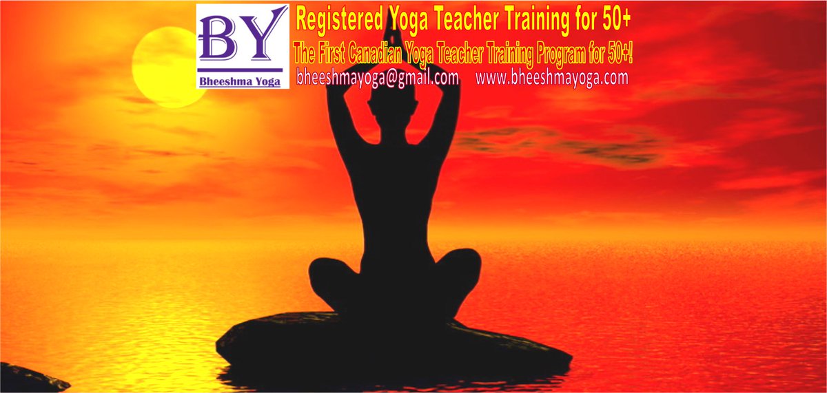 bheeshmayoga's tweet photo. Join #TheFirstCanadian #REGISTERED #YOGATEACHERTRAINING FOR 50+!
It prepares 50+ #students to teach #Yoga! 
https://t.co/5AI3lX1O4D https://t.co/434D5sIDyH