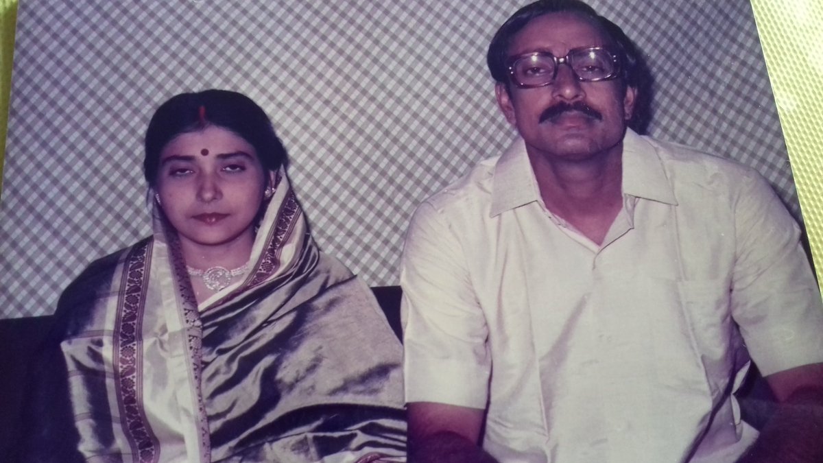 pmukherjee236's tweet photo. #MaBaba. I am blessed to have them as my parents https://t.co/fWm0pdaE1N