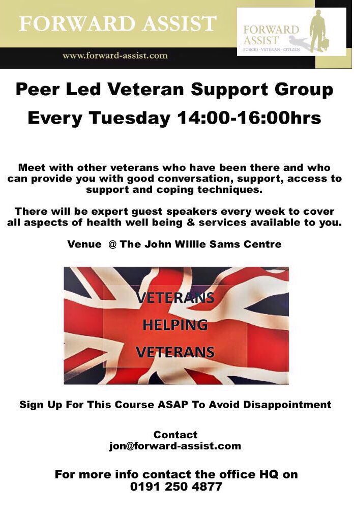 ForwardAssist1's tweet photo. NE Vets Every Tuesday! Information Advice & Guidance! #DropIn #PeerLedSupportGroup #Pilates4Vets #Cook2Give 'Sausage, Onion Gravy & Mash! https://t.co/vwen9YJaIL