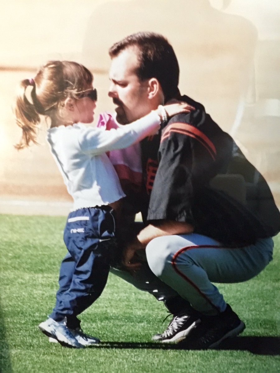 JendyNen's tweet photo. Happy Father's Day to my hubby!  Still one of my very favorite pics SF Giant's family day 2001 or 2002.  @taylornen @robbnen31 https://t.co/mQReUbRn7y