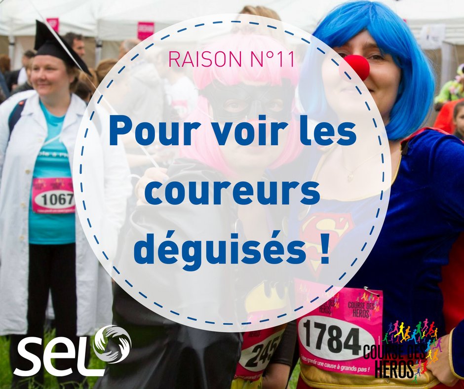 ong_SEL's tweet photo. Raison N°11 pour faire la Course des Héros ou venir soutenir nos coureurs !
#CDH2017 https://t.co/VFtOwctfcy