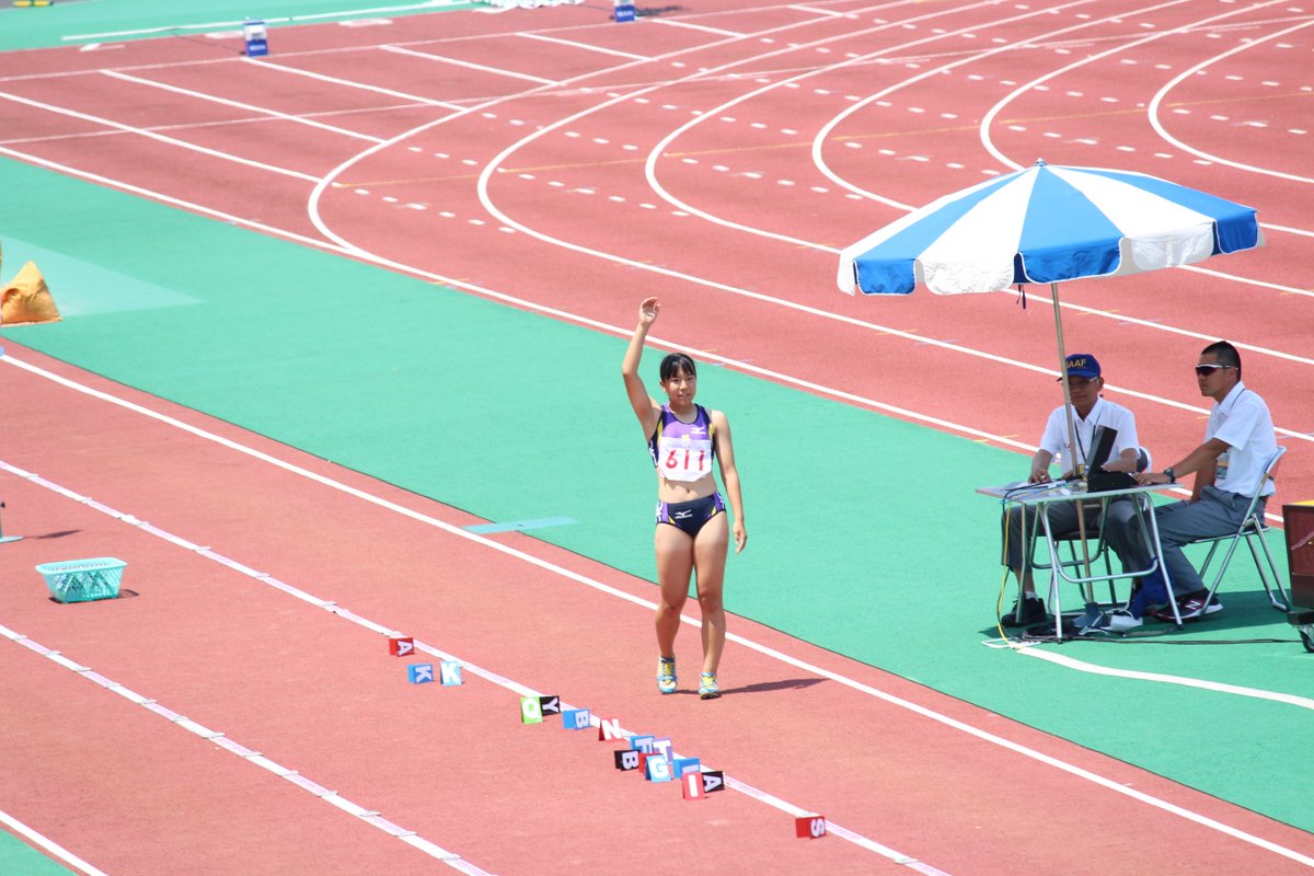 松山北高校陸上競技部 女子七種競技 眞木さんが最後の種目８００ｍで逆転をして 見事３位でインターハイ出場をきめました T Co 4ljopmefsz Twitter