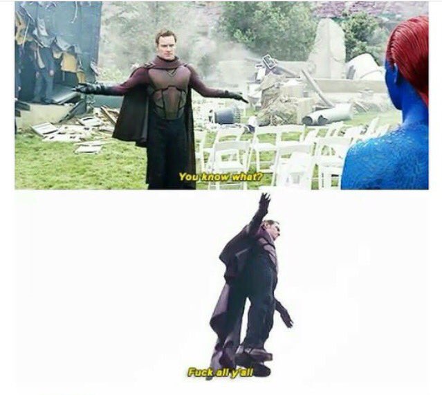 mxddleearth's tweet image. I am erik lehnsherr