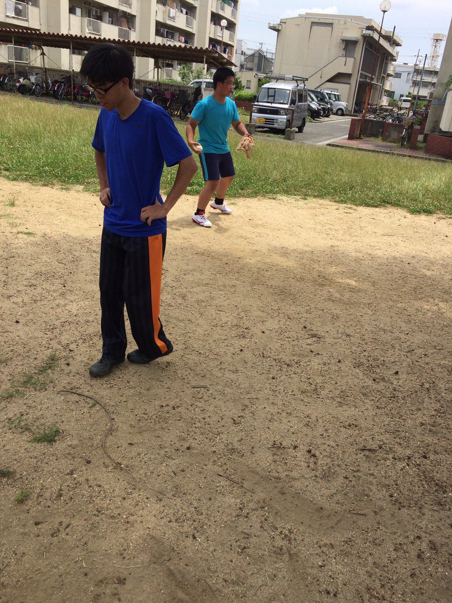 BURNS201612's tweet photo. 本日は、チームの
主将と北井君との３人で
個人練習をする事になったのでして来ました！
ピッチングの動画も撮りましたので
投稿しようと思い��す。 https://t.co/LbFFwu7S0C