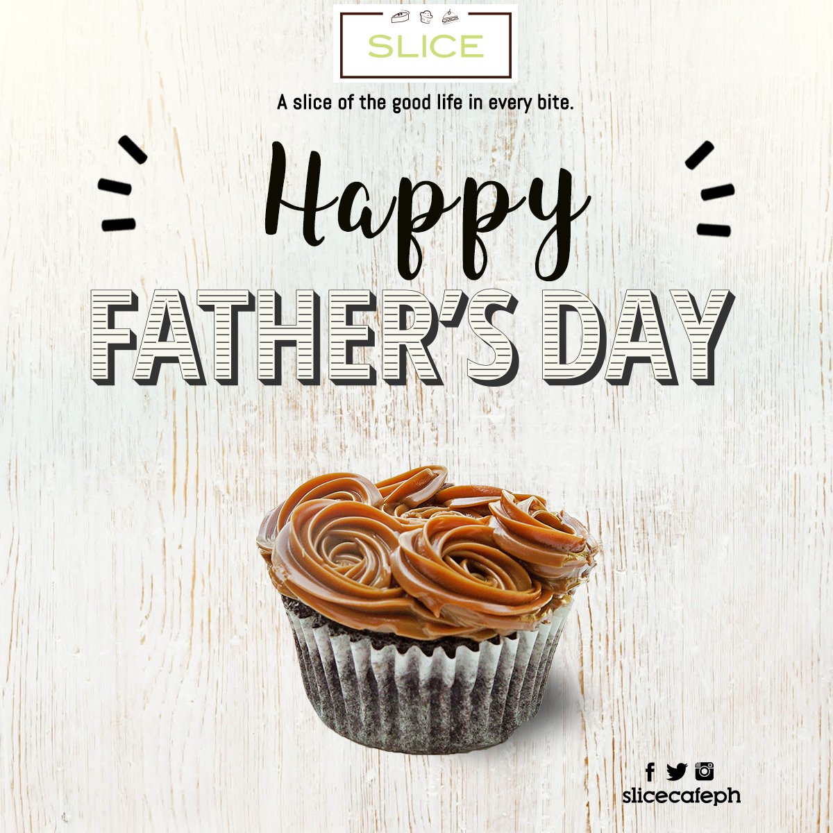 SliceHighSt's tweet photo. A blessed Father's Day to all the dads out there. โค #slicecafeph #slicecafe #sliceofthegoodlifeineverybite #chocoyema #bgc #smaura #uptown https://t.co/j5mK80ZlGV