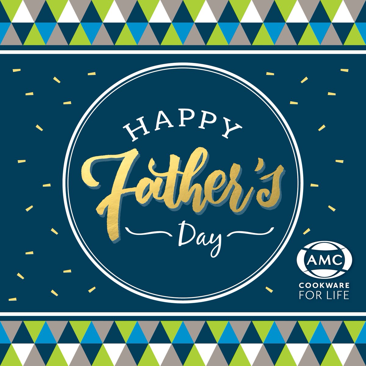 amc_cookware's tweet photo. Wishing all Dad's a very Happy Father's Day! From all of us at AMC #AMCookware #AMCForLife #FathersDay https://t.co/ODZrWzfzVv