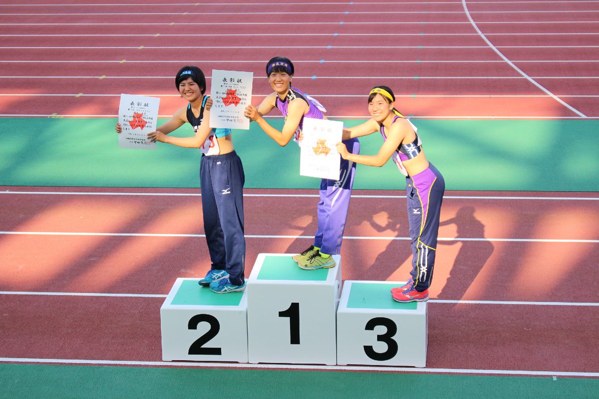 松山北高校陸上競技部 女子七種競技 眞木さんが最後の種目８００ｍで逆転をして 見事３位でインターハイ出場をきめました T Co 4ljopmefsz Twitter
