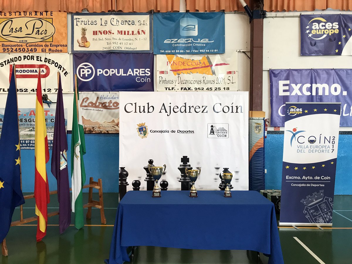 Coin_Deportes's tweet photo. Todo listo y preparado!A las 11:00 arrancamos!Campeonato de Andalucía de Ajedrez Rápido por equipos!⏳ @AytoCoin #AjedrezCoín @CrIsToBaLcOiN https://t.co/tYajn3ui6D