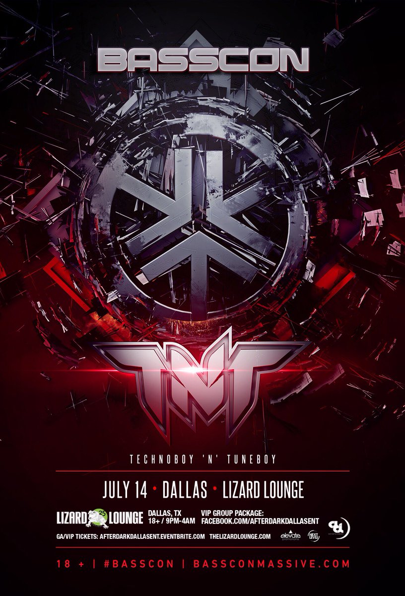 AfterDarkDallas's tweet image. July 14th

@bassconmassive Presents 
@TNThardstyle 

Tickets: afterdarkdallas.eventbrite.com