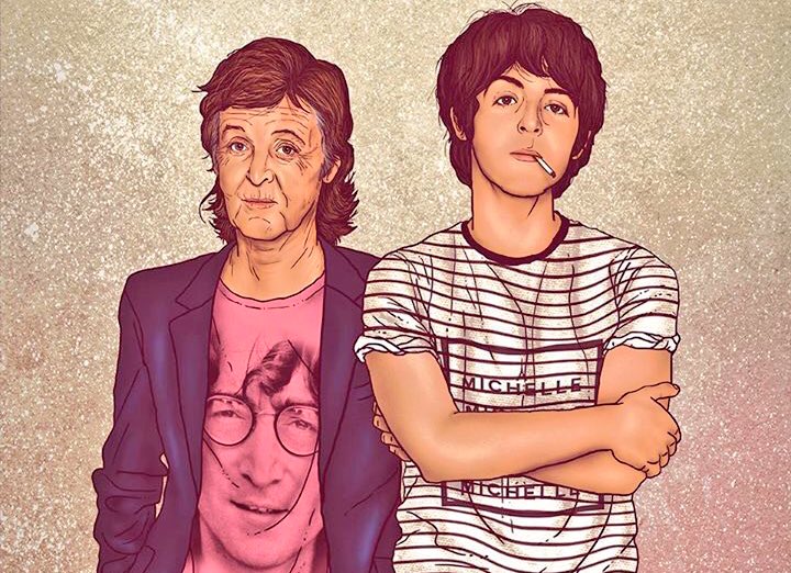 Beatleradio's tweet photo. 75 años haciendo al mundo un lugar mejor. Paul McCartney siempre en nuestros corazones... amor real 

#Beatle #Macca75 https://t.co/JRU91fVx3I