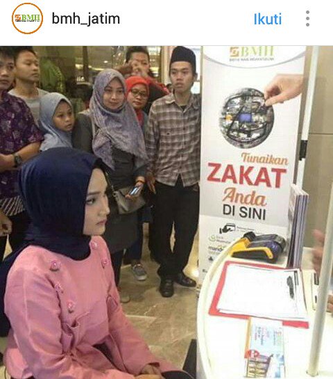 Alhamdulillah! Neng <a href="/FatinSL/">Fatin Shidqia Lubis</a> sdh bayar Zakat, buat Fatinistic yg blm menyisihkan sdikit rejekinya buat yg membutuhkan buruan bayar Zakat ya!