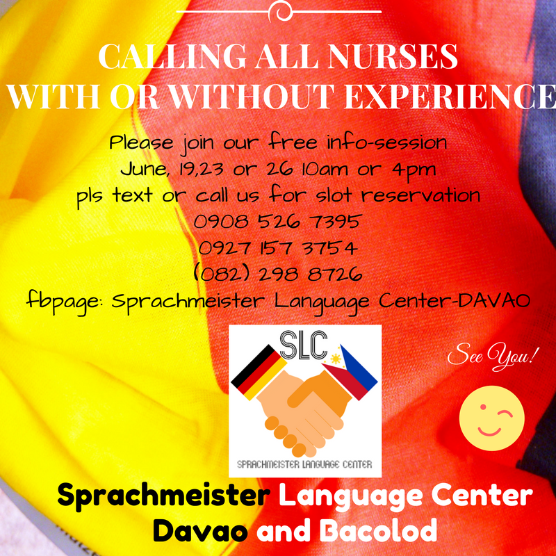 SprachLanguage's tweet photo. Congratulations to all new registered nurses! Germany is waiting for you. For more info visit our page https://t.co/lNcSJ3zFXs
#CongratsRNs https://t.co/FsYc2qJ8Je