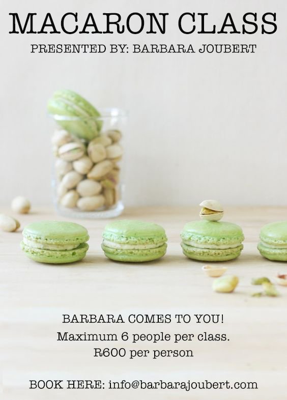 BjoubertBarbara's tweet image. MACARON CLASS for you with 5 of your friends in the comfort of your own home! BOOK NOW! #macaronclass #macaron #CapeTown #BarbaraJoubert