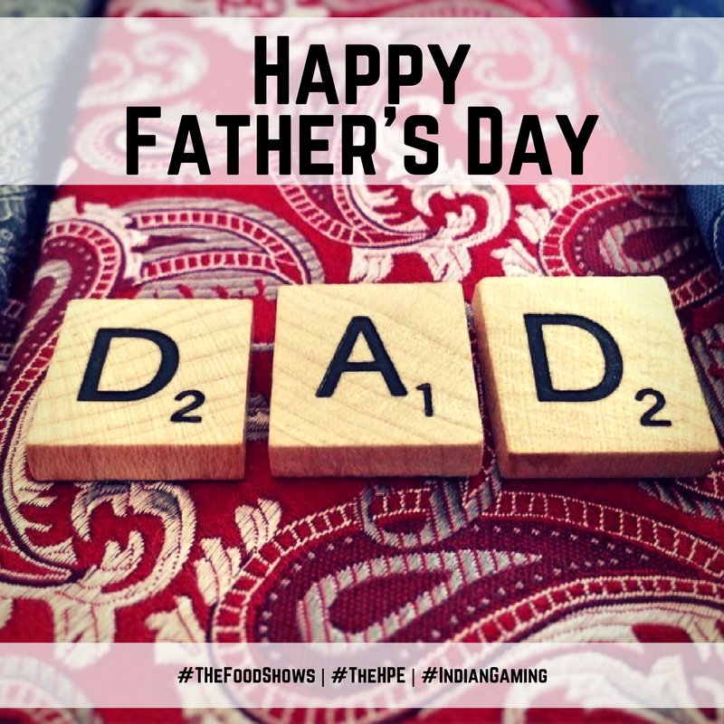 TheFoodShows's tweet photo. Happy Father's Day to all the dads out there from us to you! #TheFoodShows #TheHPE #IndianGaming #UrbanExpositions #ClarionUX https://t.co/udvI1pY7Fu