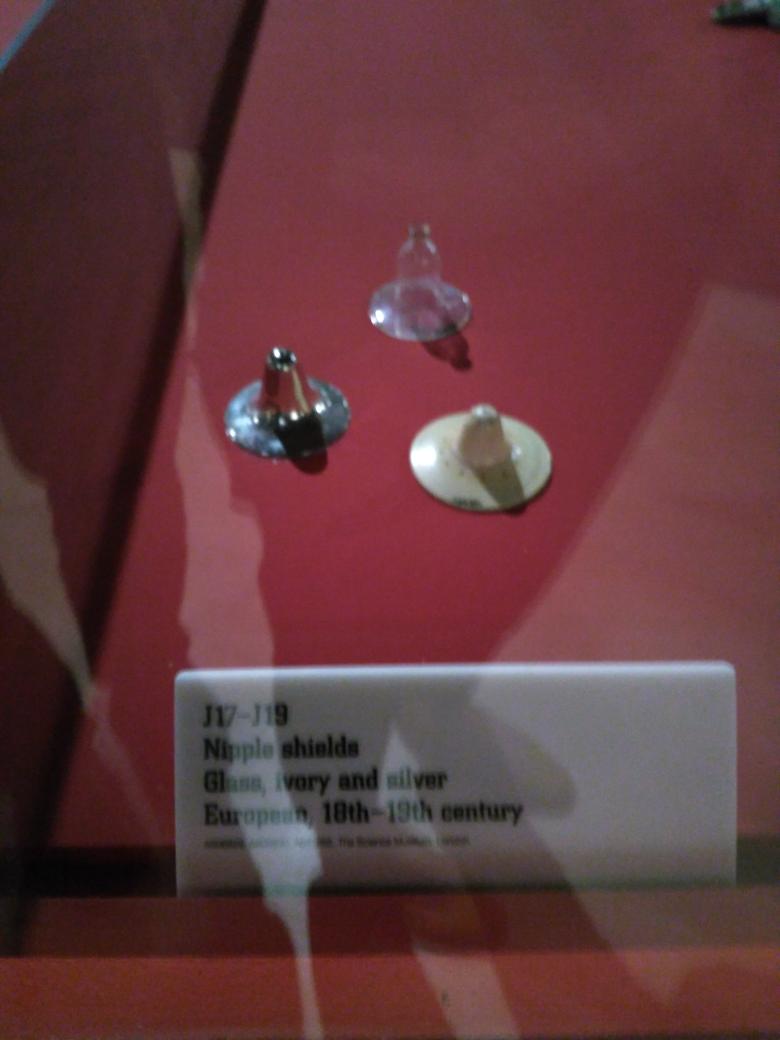 LHunterOBU's tweet photo. Glass, ivory and silver nipple shields at Wellcome Collection. How, on any level was that ever a gd idea? https://t.co/iW5quOlCLG