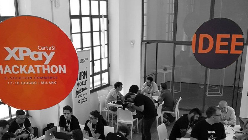 #XPayHackathon ultimi 30 minuti per finire i lavori. Continuate a seguirci per scoprire quale team avrà l'idea più innovativa #CartaSi
