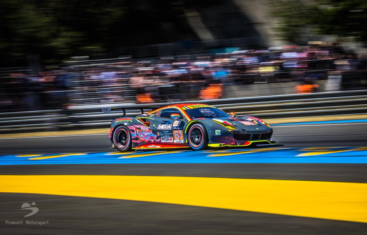 PrescottMsport's tweet photo. It's #clovertime π #luckycharms @MGriffinRacing has the hammer down #CWRLM24 #LEMANS24 https://t.co/HMjv4sKu4C