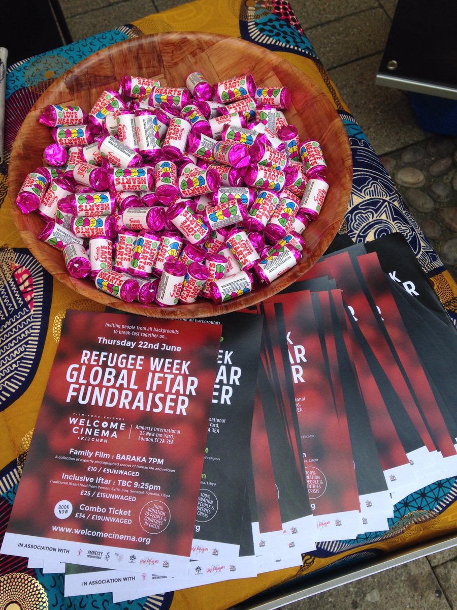 WelcomePresents's tweet photo. Great to meet new faces at #hackneymoreincommon. See you for our #RefugeeWeek2017 #ifar and screening @AmnestyUK.
https://t.co/9qJhMuG6Of https://t.co/EDPZjSMk53