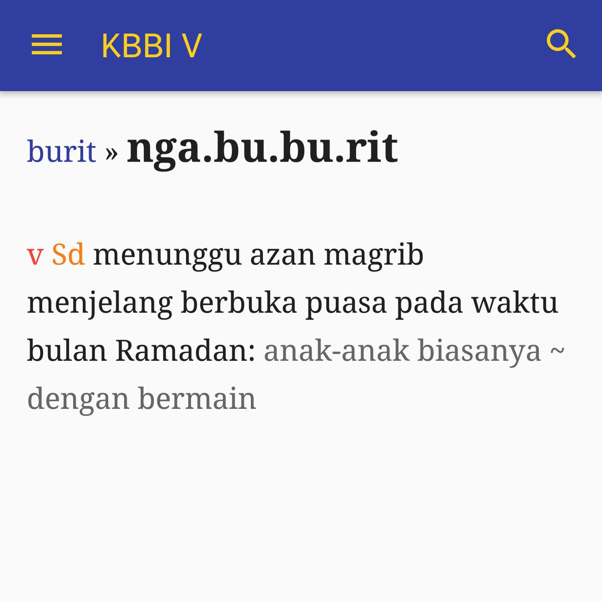 Asal Kata Ngabuburit Belajar