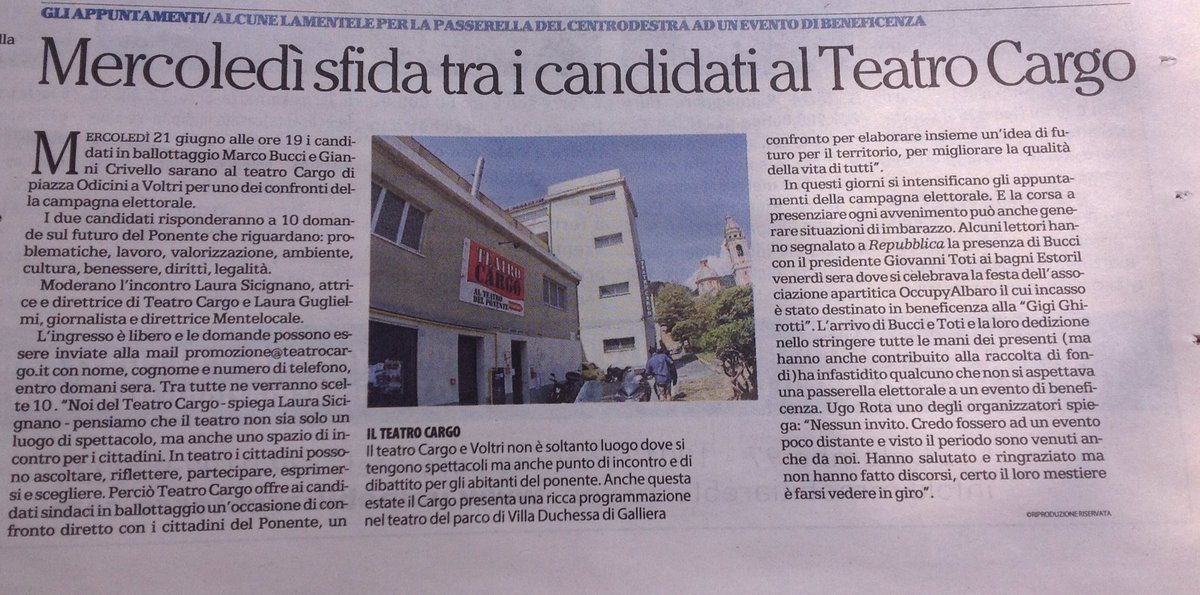 laura_sicignano's tweet photo. la Repubblica 18/6 https://t.co/t5cPgZpx6o