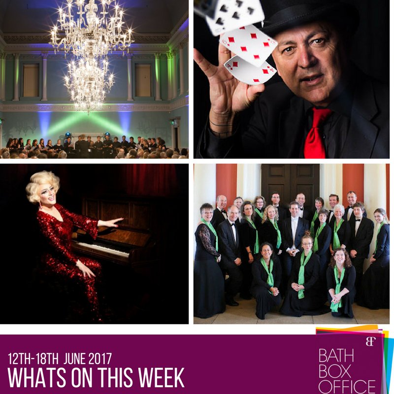 bathboxoffice's tweet photo. What's on this week: Gala Concert by music students, splendid @FollowMissHope, choral music by a Handful of Singers,magic with @Krowdkeepers https://t.co/YwzSAtvOKE
