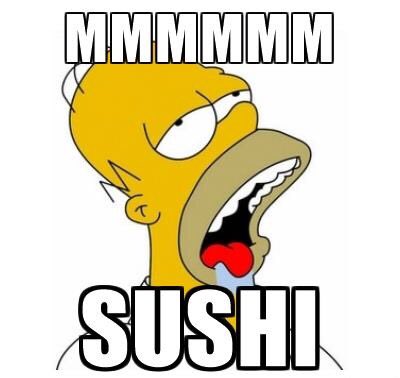 Et9live's tweet photo. @TakeawaycomBE Homer is my sushi homie! #sushidag https://t.co/rUiTQn7q1W