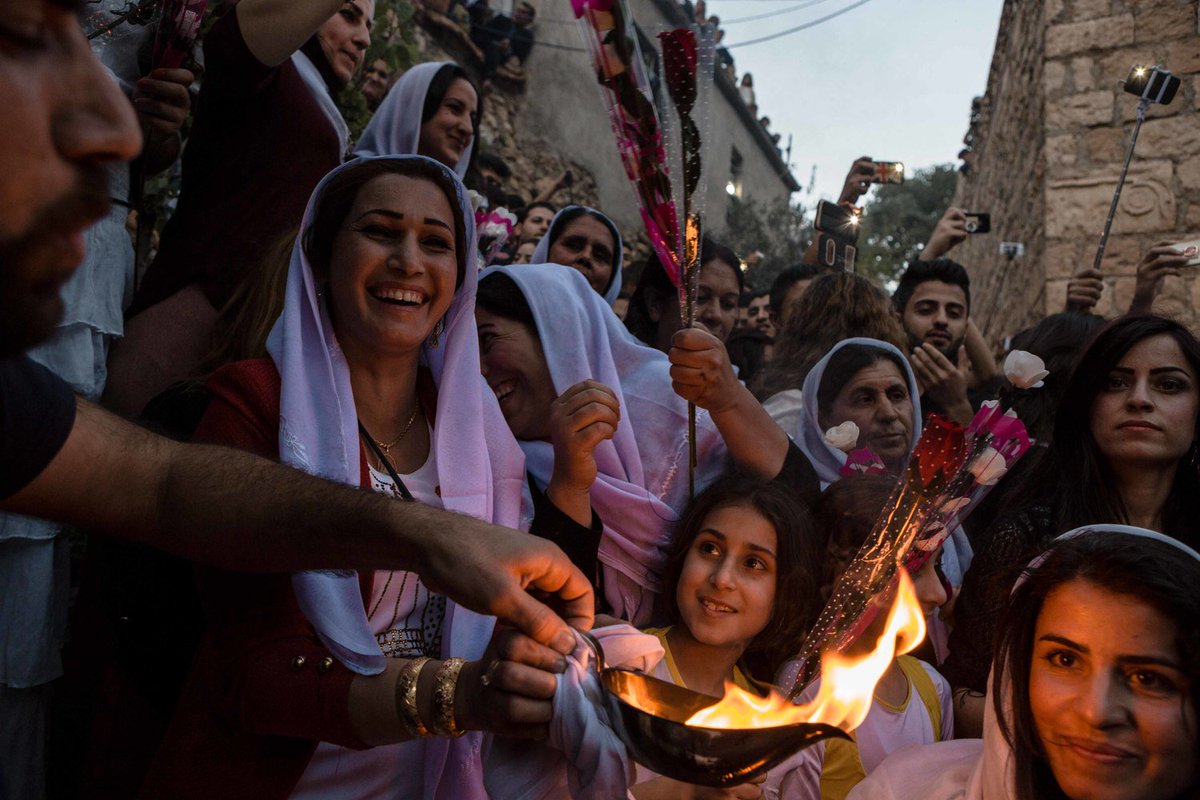 MnKhS's tweet photo. I have many #Kurdish friends who r like my brothers&amp; Iam proud of them.
I am happy bcz I managed2convince them2accept me as Yazidi(1) https://t.co/PLmqnhxAuf