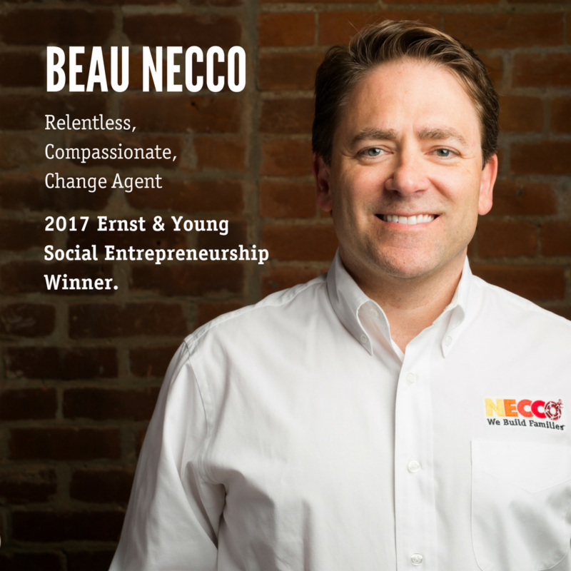 NeccoKids's tweet photo. The winner of the @EYnews Entrepreneur of the Year Award: our CEO, Beau Necco. #EY_EOYUS #EOYOV #WeBuildFamilies https://t.co/tCkaWFReoY