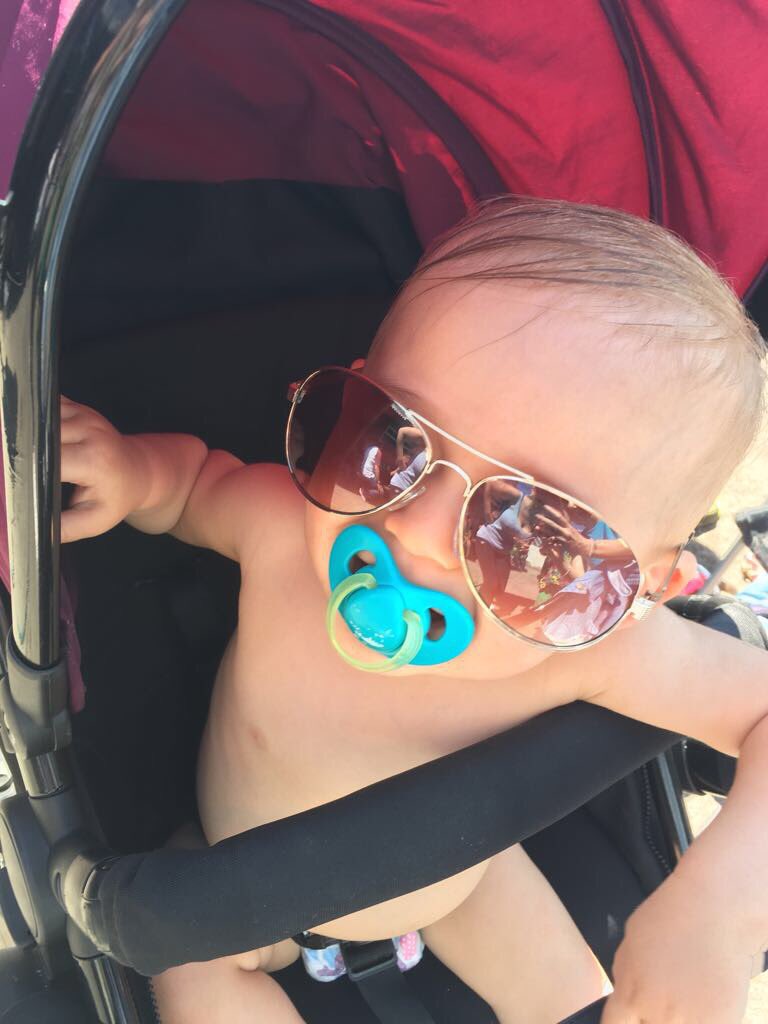 TheMsKenny's tweet photo. Mr Cool #BabyRomeo #SunsOutGunsOut #BBQDay2 https://t.co/QNdyTCXswy
