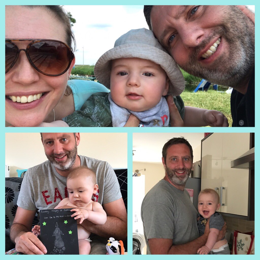 lorasmiff's tweet image. Happy 1st Daddy's Day @jamesloosley24 because twitter is totally different from Facebook!! Love from Logan xx