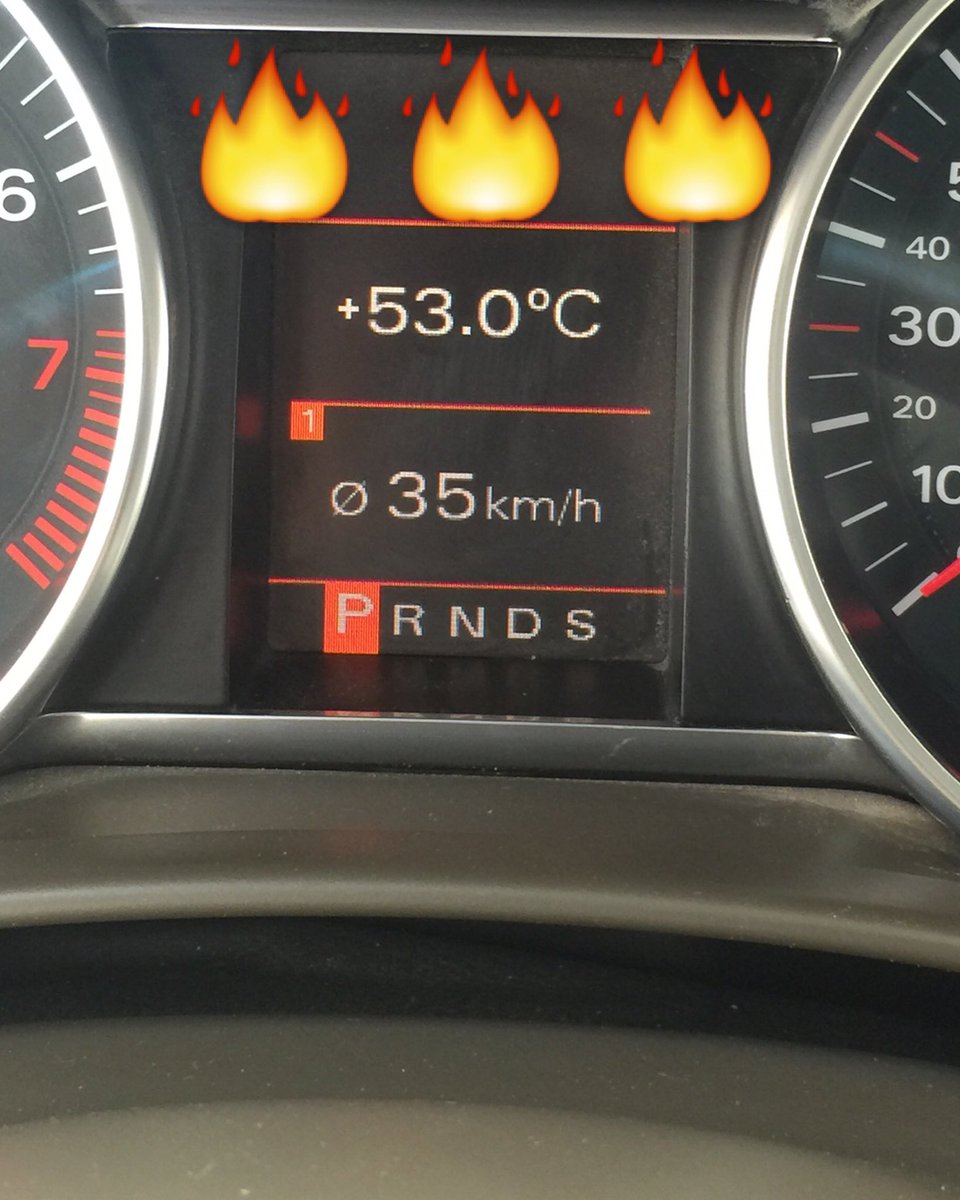 Salman_Surti's tweet photo. I swear it was showing 53.5, but by the time I clicked the iPhone was too hot to operate. #SummerProblems #DohaSummer #Qatar https://t.co/EOetFraPus