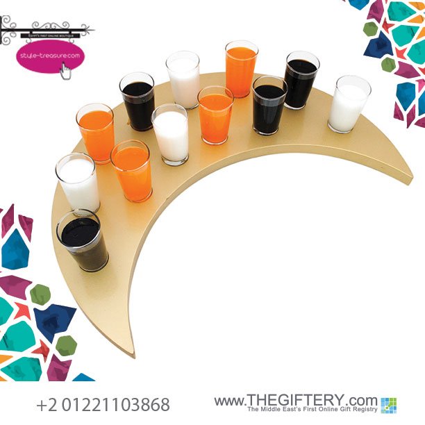 TheGifterycom's tweet photo. The Crescent 12 Cup Server In Gold By Style Treasure is now available at https://t.co/aPbTpCKYiM! For order call 01221103868 https://t.co/OPMXQphtZL