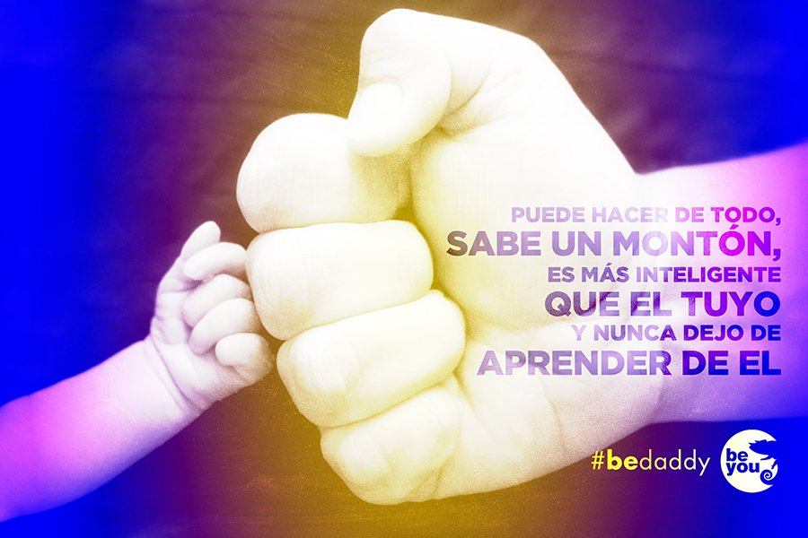 beyouagencia's tweet photo. Puede hacer de todo, sabe un montón, es el más inteligente y nunca dejo de aprender de el. Feliz día! #bedaddy #beyou #DiaDelPadre https://t.co/9Stf4Rd1NL