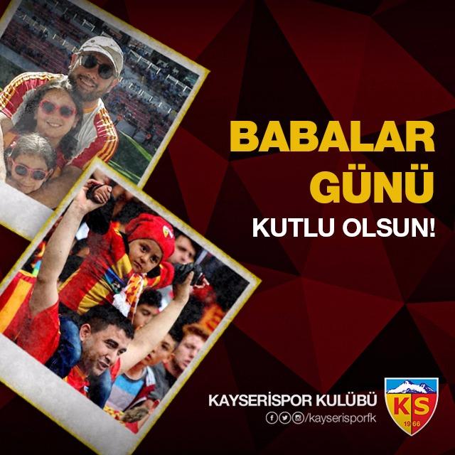 KayserisporFK's tweet photo. Kayserispor Ailesi Olarak Tüm Babaların Babalar Günü'nü Kutluyoruz. https://t.co/X0r51eiMng