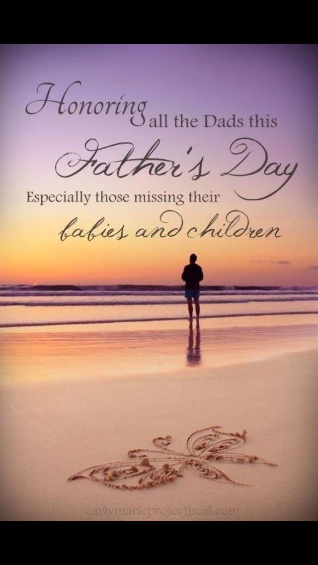 Thinking of all the daddy's out there today 💙💜💛