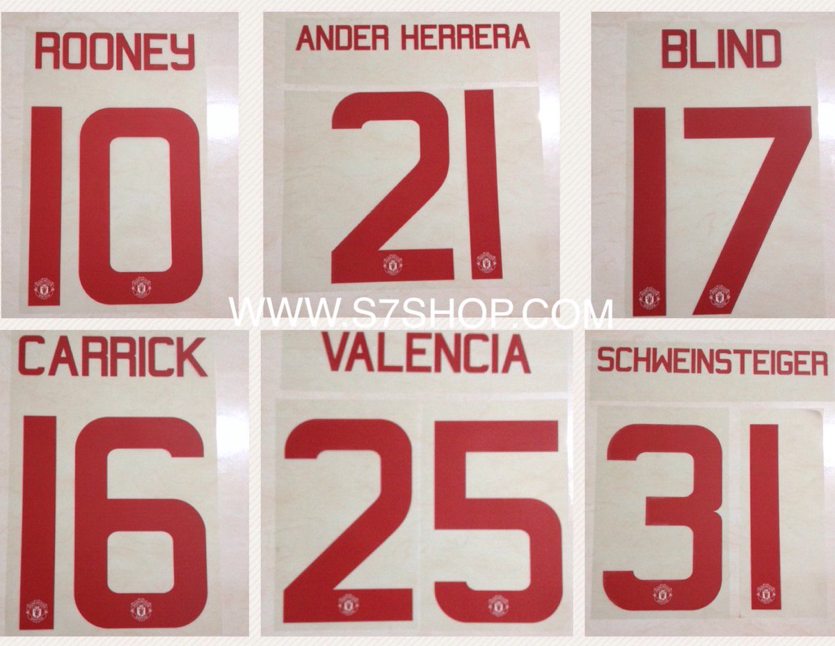 SaleFootball's tweet photo. Official Manchester United Cup 2015-16 Original Nameset Rp125.000 WA 089655760000 #nameset4sale #FinalFACup2016 https://t.co/p0hZwwmB7V