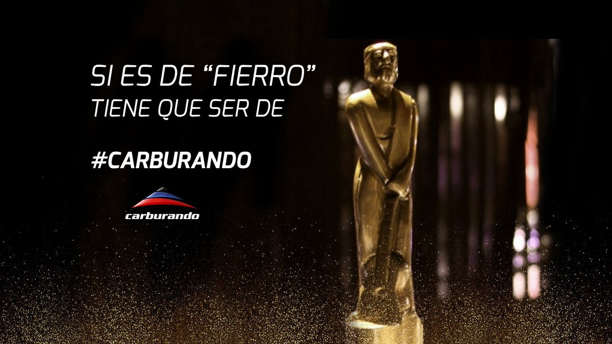 CarburandoTV's tweet photo. Si es de #Fierro, tiene que ser de #Carburando ✊  Dejanos tu apoyo para ganar el #MartinFierro2017 😎 https://t.co/WotFzOe7Bo