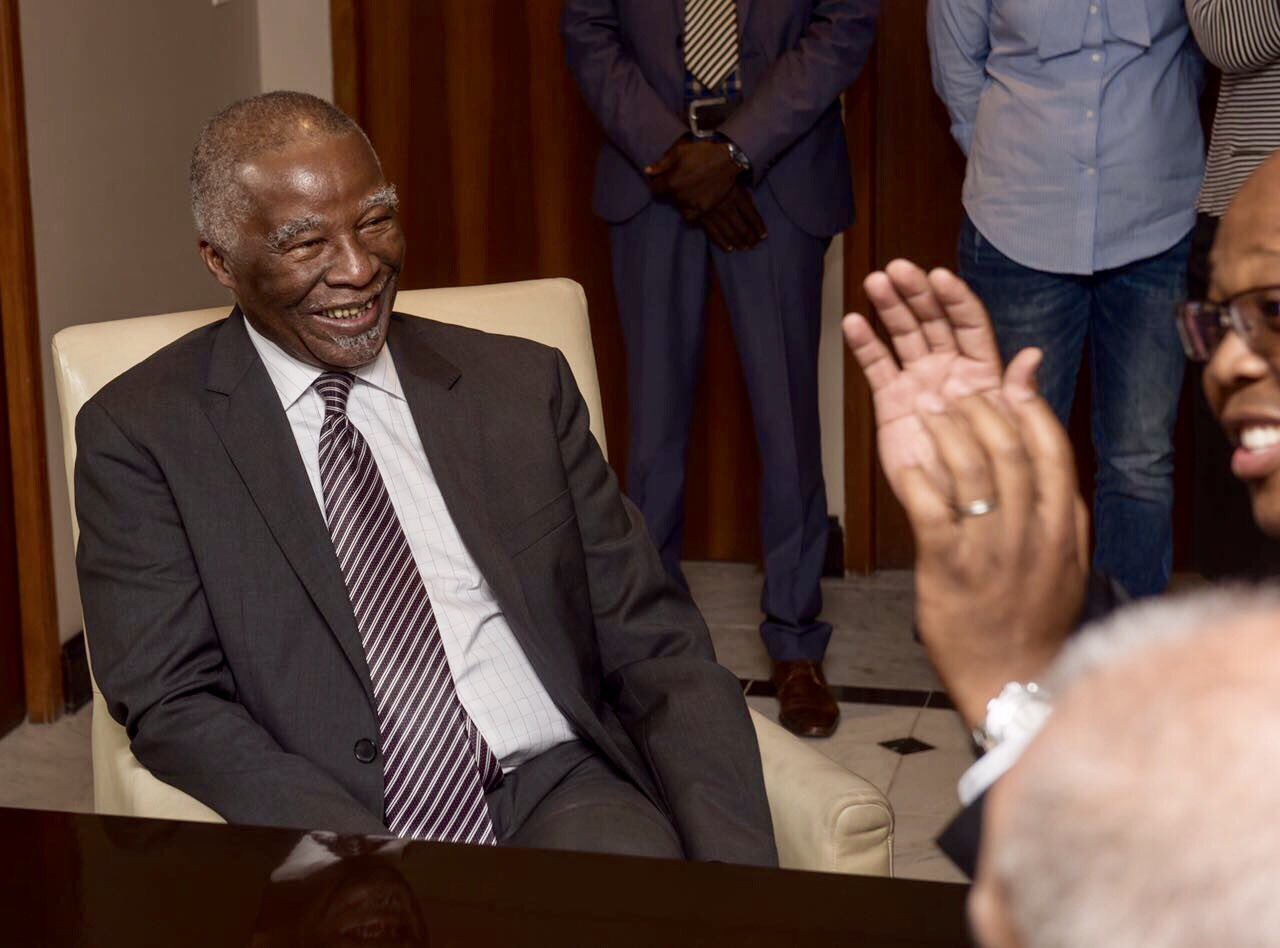 Happy 75th birthday to President Thabo Mbeki. Best wishes for the year ahead  