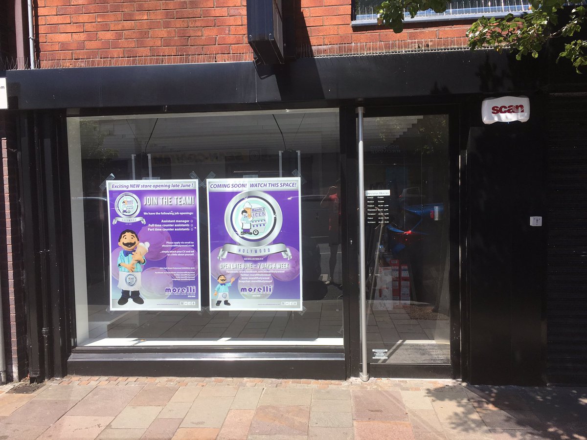 dmrhenderson's tweet photo. Welcome to Holywood @Naldo_Morelli Please make sure you bring that Watermelon sorbet with you!! Great addition @HolywoodChamber https://t.co/xTzn0iUgh0
