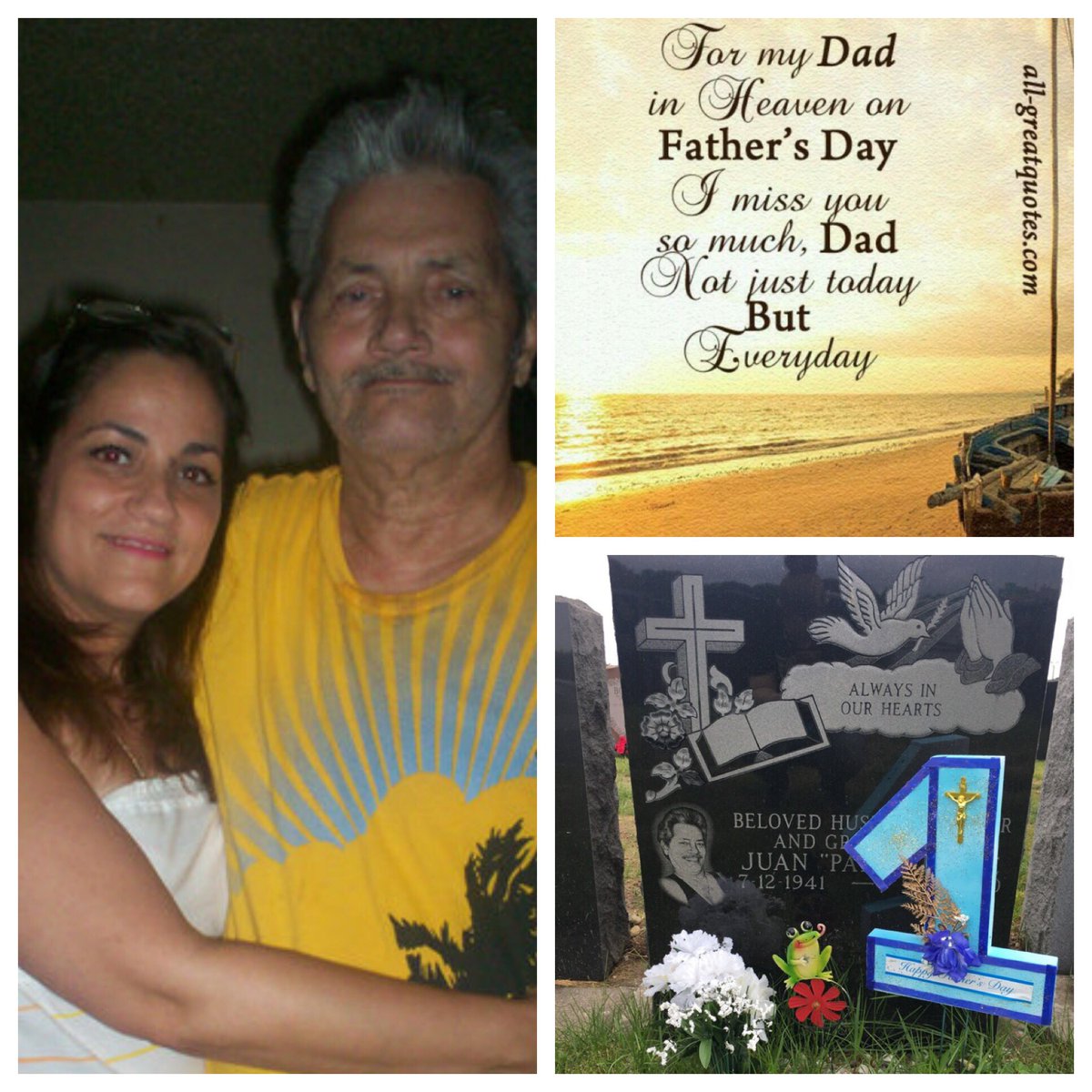 ivecita8's tweet photo. Death changes everything, Time changes nothing. I miss you today as much as I miss you the day you died.#fathersday #missyou https://t.co/PtEi8HBhXh