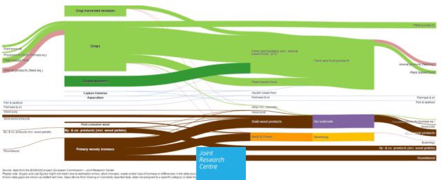 lolabanja's tweet image. Biomass flow in the European Union #biomass #sankeydiagram ec.europa.eu/jrc/en/publica…