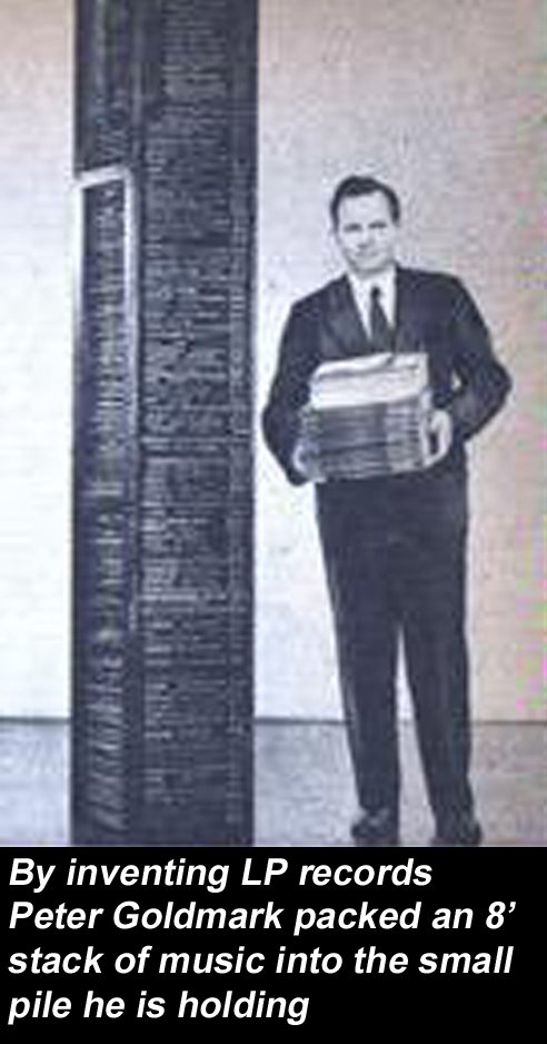 espofootball's tweet photo. #OTD Jun18,1948 The 1st LP (12-inch vinyl plastic record) turns at 33-1/3 rpm, demonstrated in NY by #PeterGoldmark https://t.co/20sKiUncKg