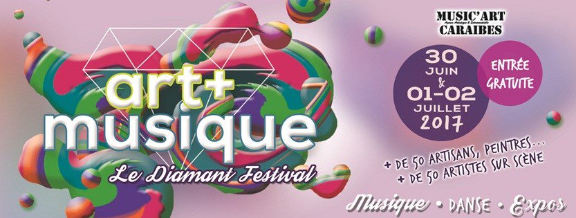 Martiniquecity's tweet photo. Festival Art &amp; Musique, 1ère édition au Diamant les 1 &amp; &amp; 2 juillet https://t.co/caTFfE0f1D https://t.co/GDSLIxHk6e