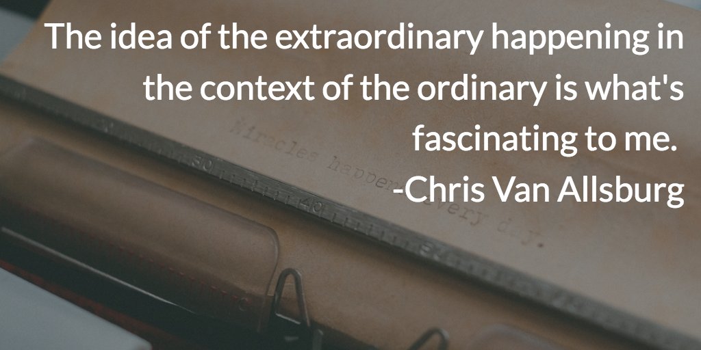 Jun 18th Happy Birthday Chris Van Allsburg!  