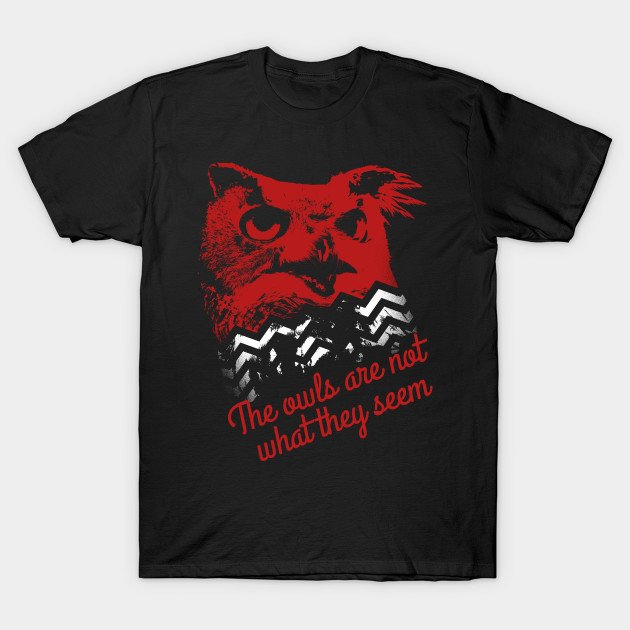 Alisterny's tweet photo. New #TwinPeaks t-shirts!
Available now on TeePublic:
https://t.co/6FePF8DCsF
#TwinPeaks2017 https://t.co/qTI6Ipzypn
