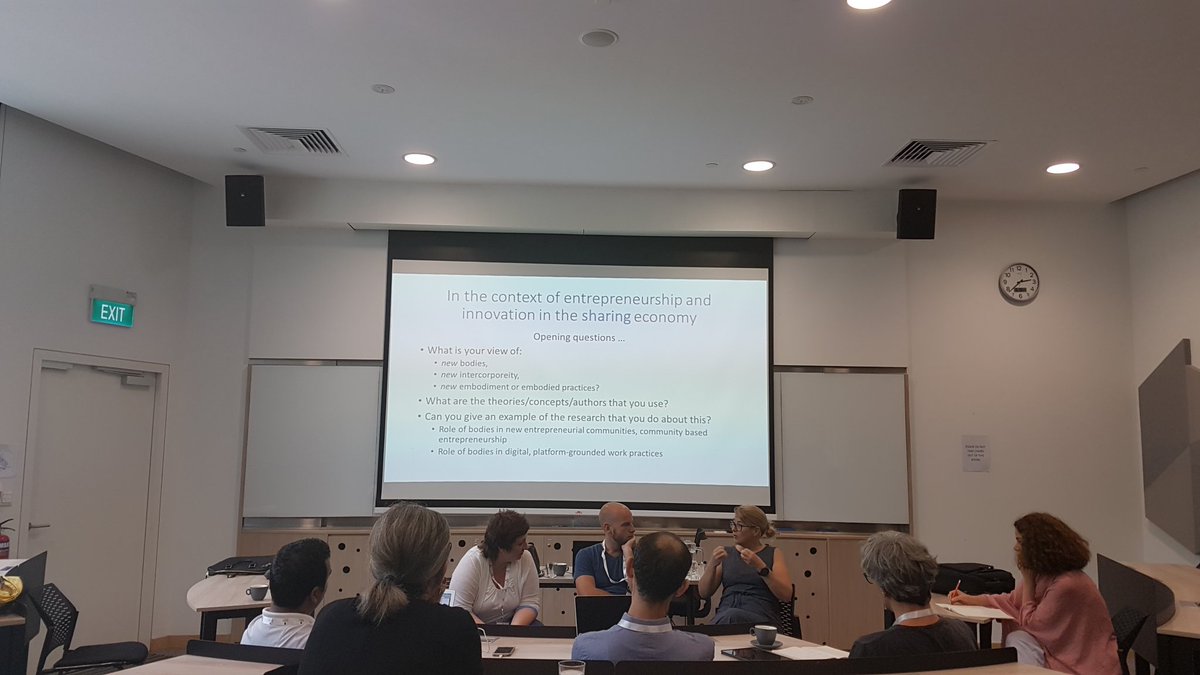 fdevaujany's tweet image. Fascinating panel about bodies, embodiment, intercorporeity and entrepreneurship #oap2017