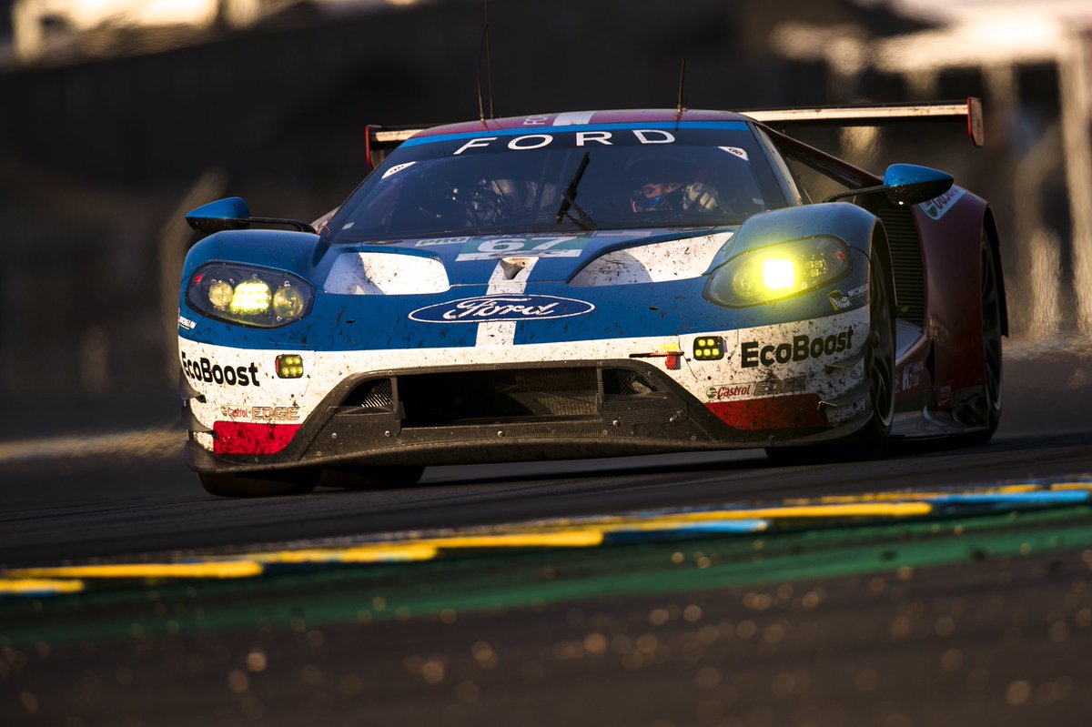 FordRacing's tweet photo. #FordLeMans | After a brutal #LEMANS24 we scored 2nd with our 67 Ford GT!!! All 4 Fords home! 👊💪 🏁 🍾 🏆 https://t.co/8KNzMWDXAr