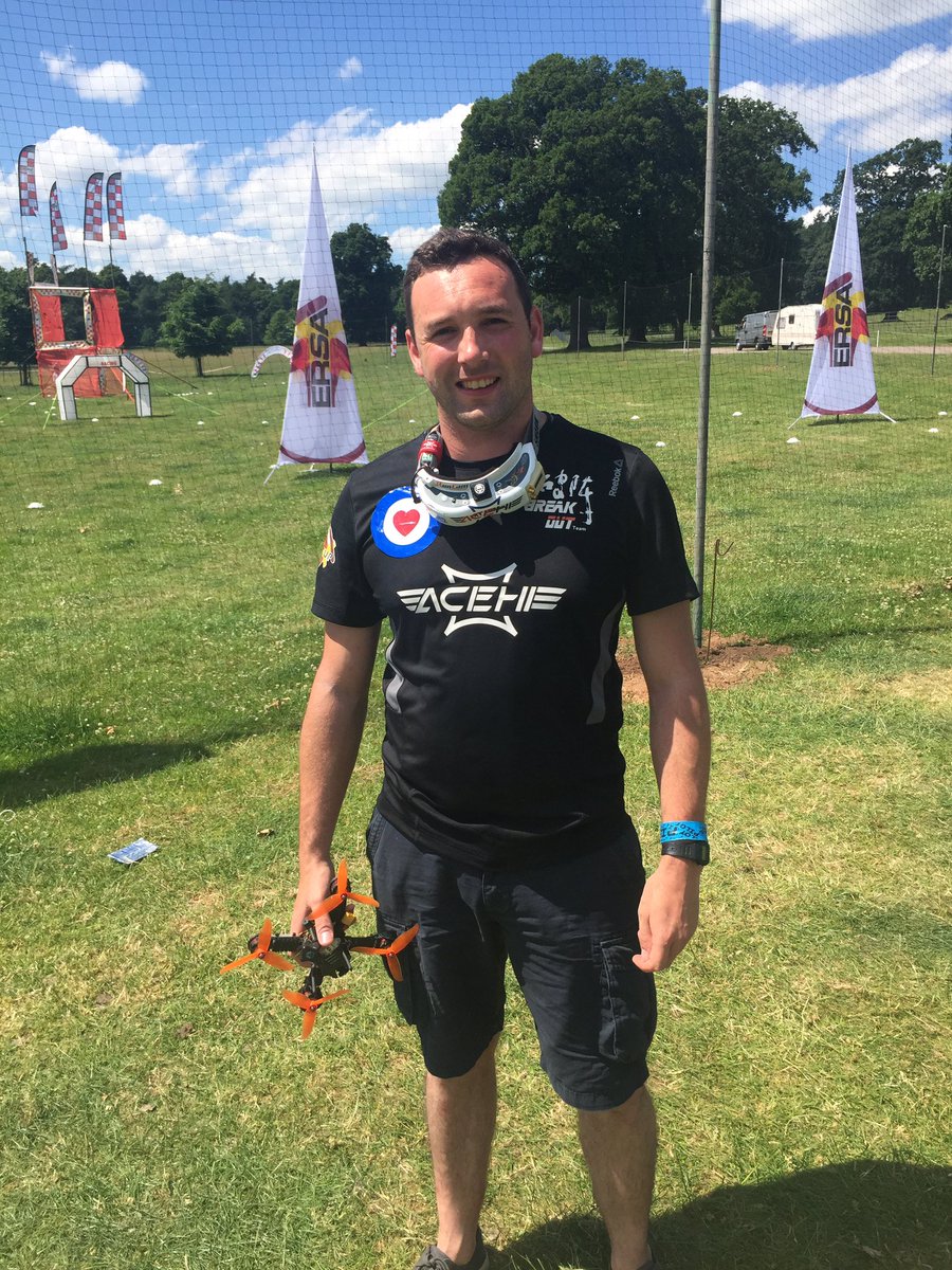 RAFMAA_FPV's tweet photo. Congrat's to all #RAFMAA Drone Racing competitors at the UK, Euro FAI World Qualifier. Our top Pilot @BOOF_FPV reached the Semi finals! https://t.co/k9yblddVJD